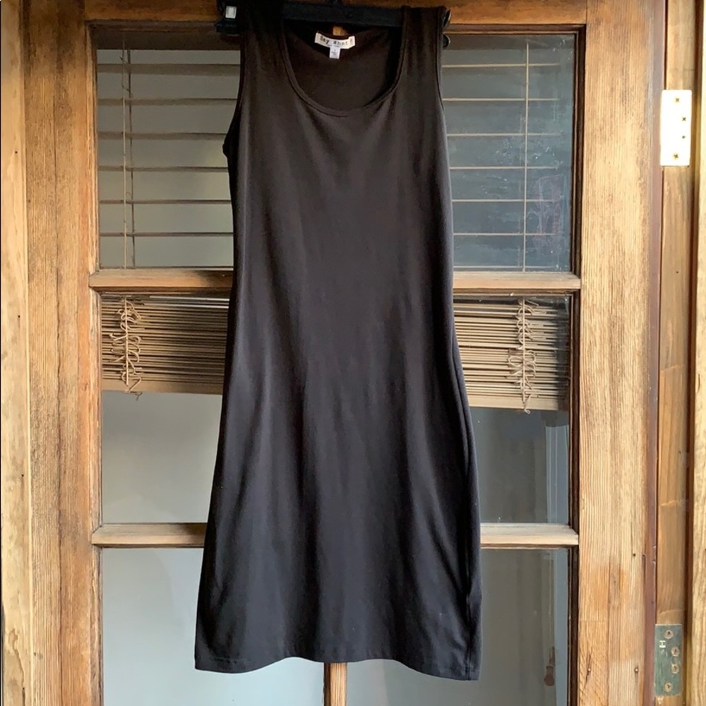 Black mini dress